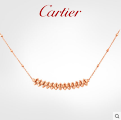 Cartier卡地亚Clash系列 玫瑰金 小号款项链