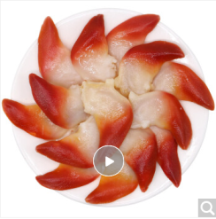 聚福鲜 熟冻加拿大北极贝 500g 寿司即食 袋装 刺身食材 